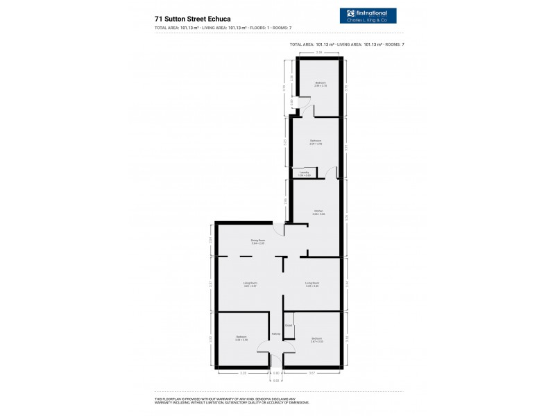 71 Sutton Street, Echuca VIC 3564 Floorplan