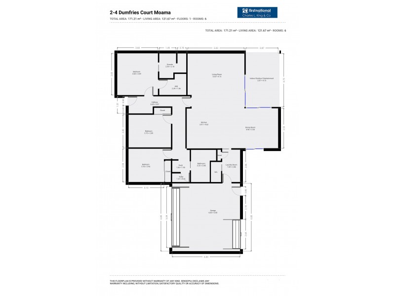 2/4 Dumfries Court, Moama NSW 2731 Floorplan