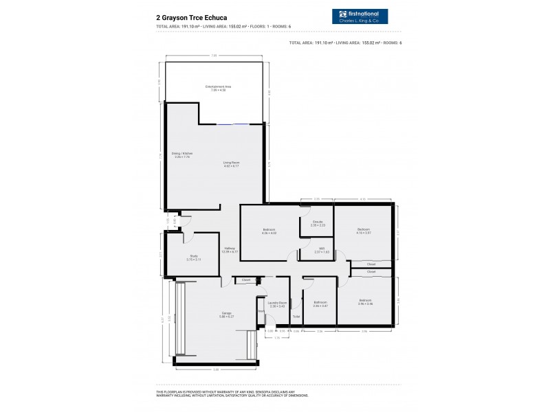 2 Grayson Terrace, Echuca VIC 3564 Floorplan