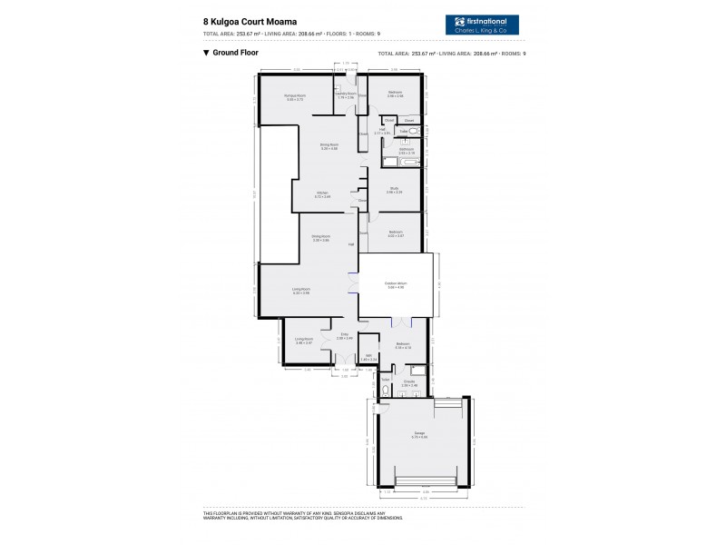 8 Kulgoa Avenue, Moama NSW 2731 Floorplan