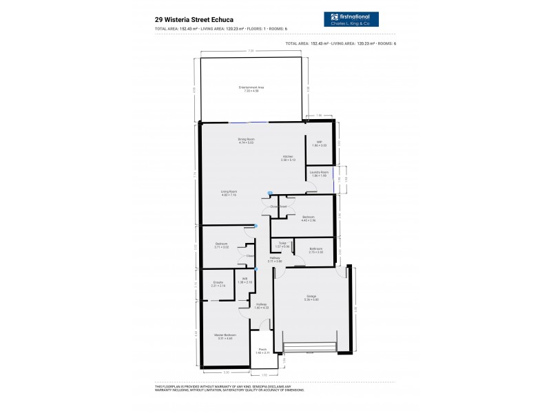 29 Wisteria Street, Echuca VIC 3564 Floorplan