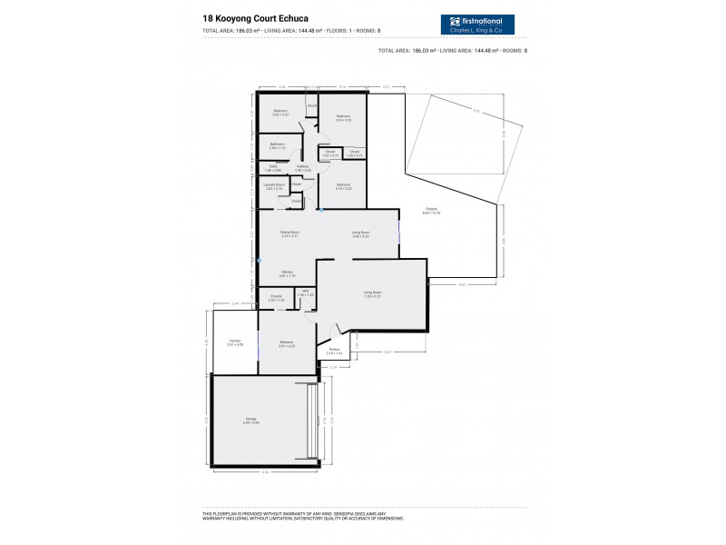 18 Kooyong Court, Echuca VIC 3564 Floorplan