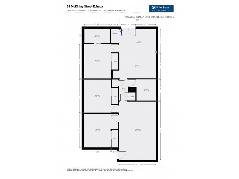 54 McKinlay Street, Echuca VIC 3564 Floorplan