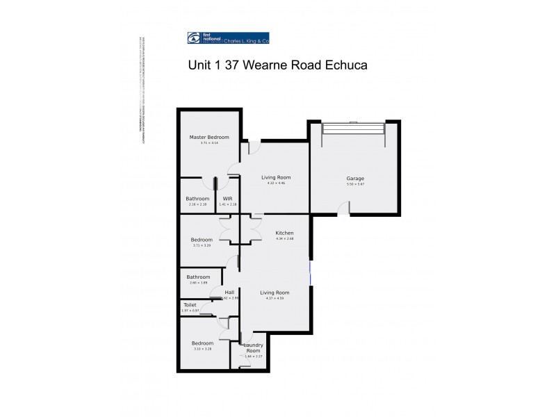 2/37 Wearne Road, Echuca VIC 3564 Floorplan