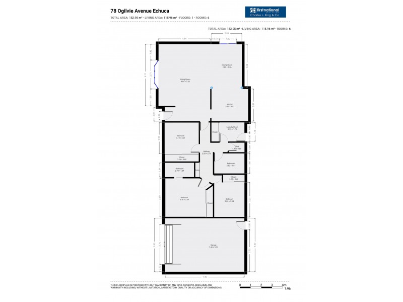 78 Ogilvie Avenue, Echuca VIC 3564 Floorplan