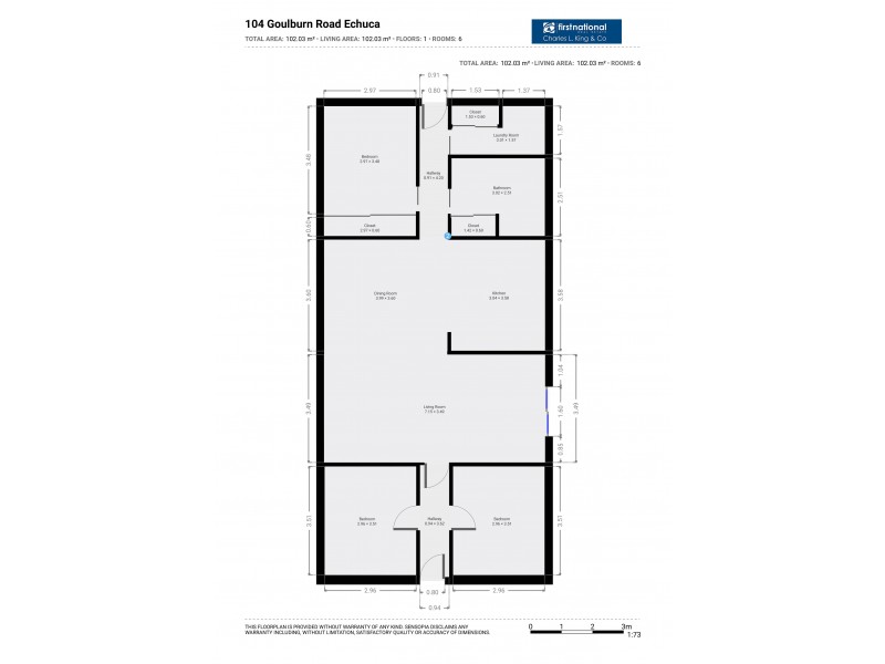 104 Goulburn Road, Echuca VIC 3564 Floorplan