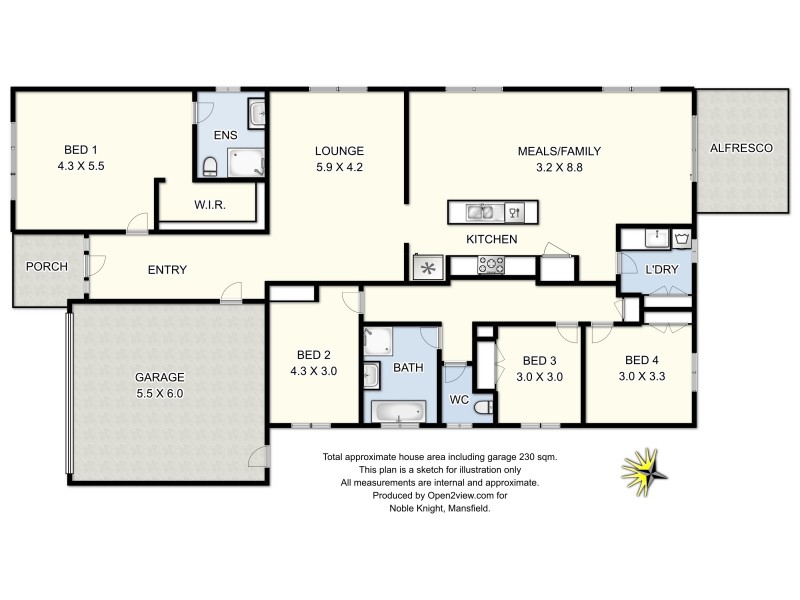 7 – Peak Court, Mansfield VIC 3722 Floorplan