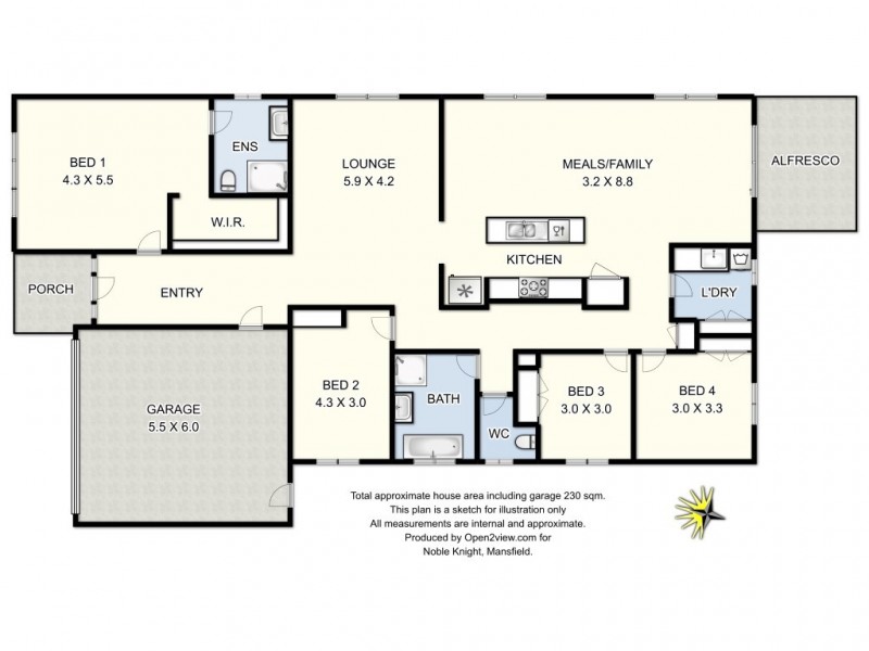 5 Peak Court, Mansfield VIC 3722 Floorplan