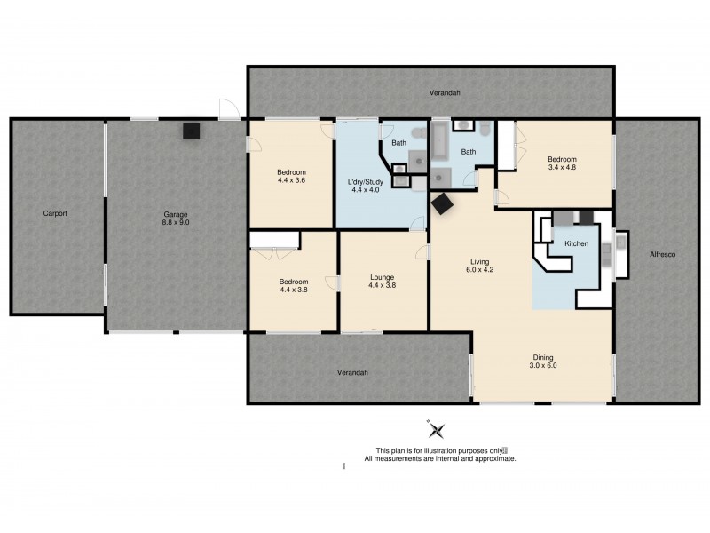 158 Bromfield Drive, Tolmie VIC 3723 Floorplan