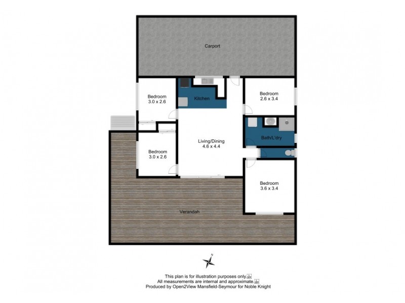 2 Catherine Street, Goughs Bay VIC 3723 Floorplan