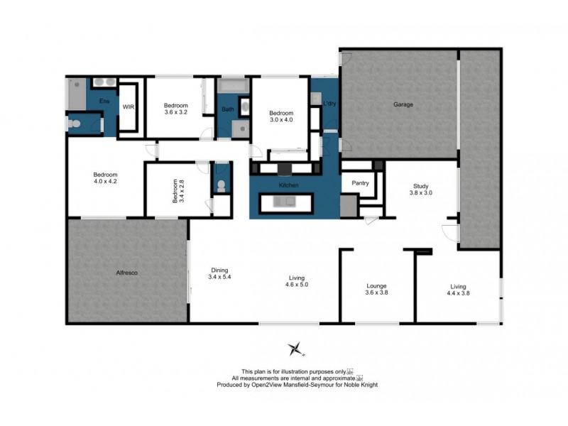 4 Carob Court, Mansfield VIC 3722 Floorplan