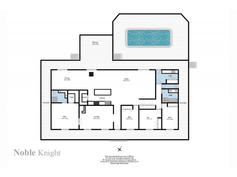 1471 Old Tolmie Road, Tolmie VIC 3723 Floorplan