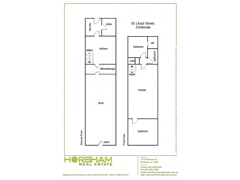 85 Lloyd Street, Dimboola VIC 3414 Floorplan