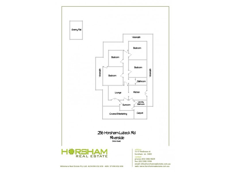 256 HORSHAM-LUBECK ROAD, Riverside VIC 3401 Floorplan