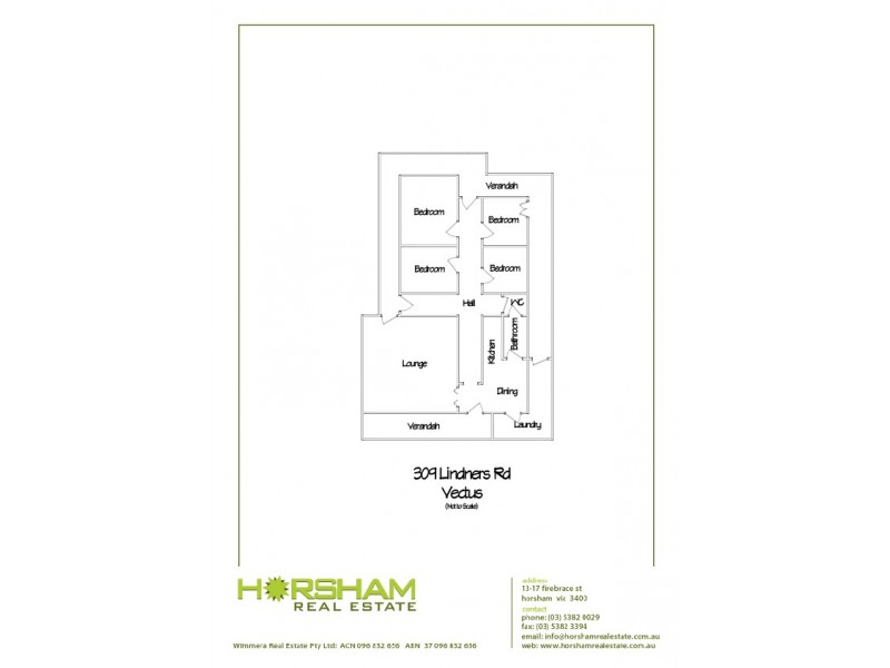 309 Lindners Road, Vectis VIC 3401 Floorplan