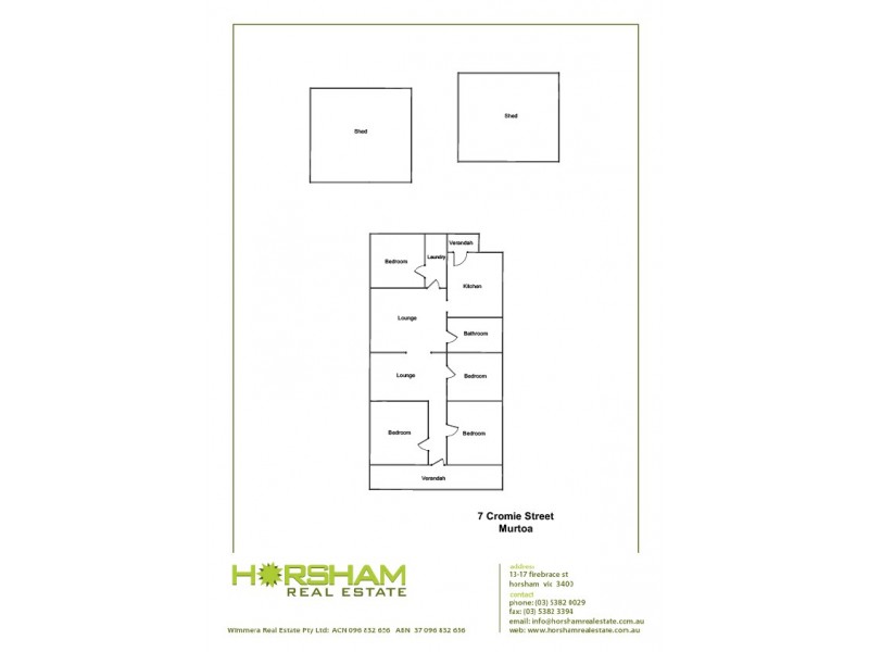 7 CROMIE STREET, Murtoa VIC 3390 Floorplan