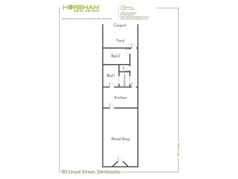 90 Lloyd Street, Dimboola VIC 3414 Floorplan