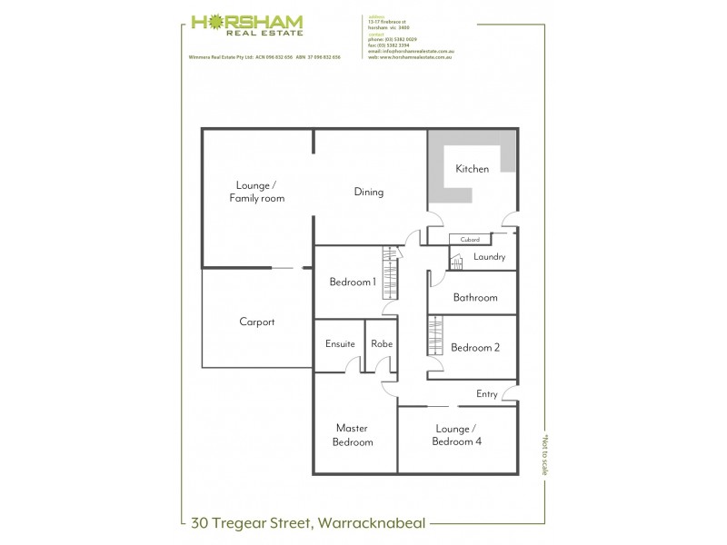 30 Tregear Street, Warracknabeal VIC 3393 Floorplan