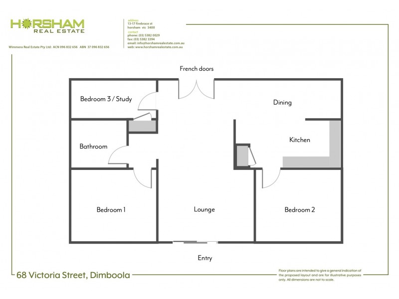 68 Victoria Street, Dimboola VIC 3414 Floorplan