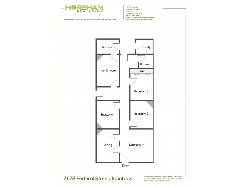 31-33 Federal Street, Rainbow VIC 3424 Floorplan