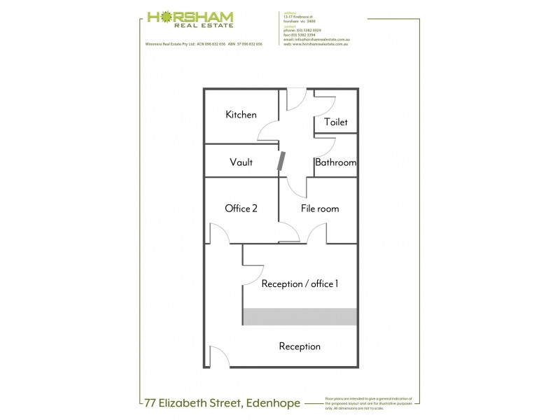 77 Elizabeth Street, Edenhope VIC 3318 Floorplan