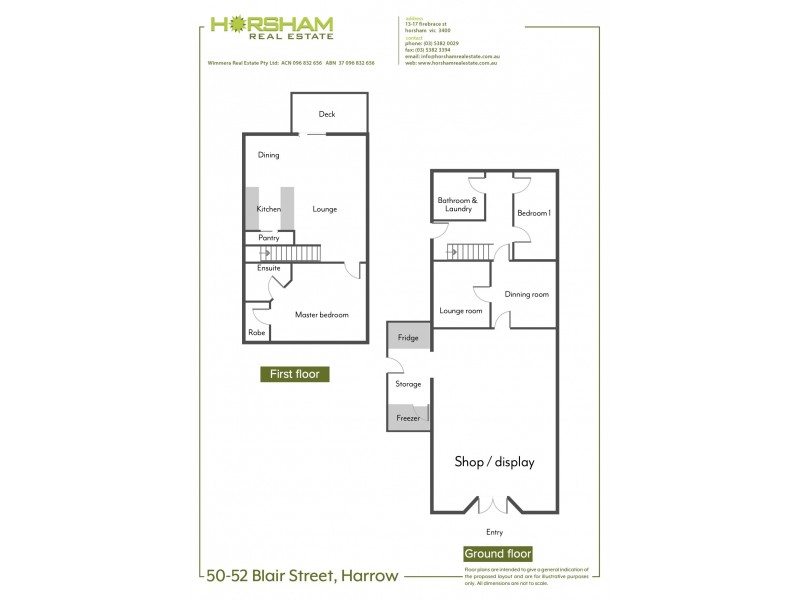 50 Blair Street, Harrow VIC 3317 Floorplan