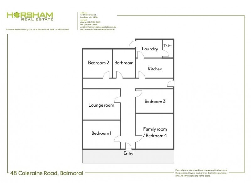 48 Coleraine Road, Balmoral VIC 3407 Floorplan