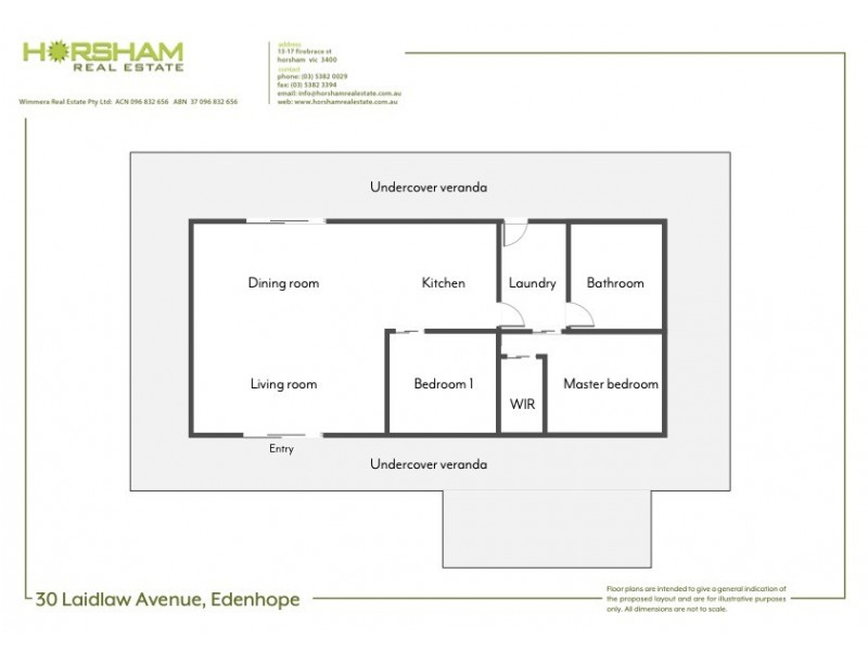 30 Laidlaw Avenue, Edenhope VIC 3318 Floorplan