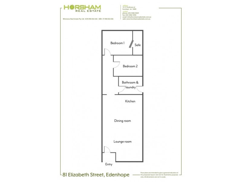 81 Elizabeth Street, Edenhope VIC 3318 Floorplan