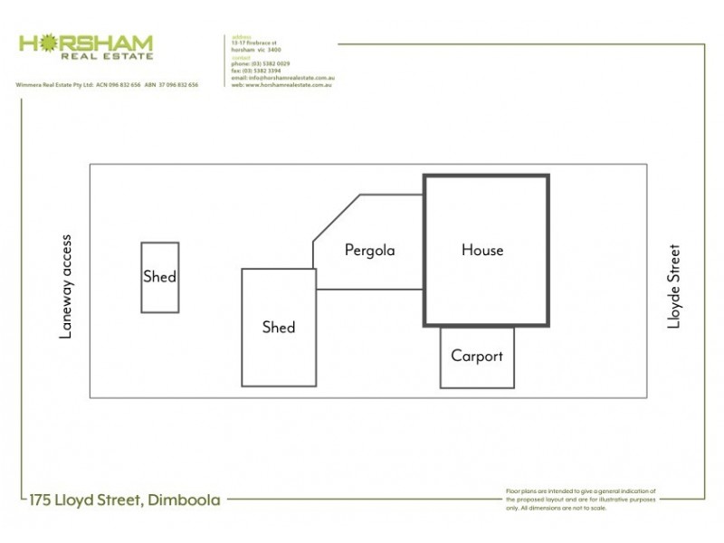 175 Lloyd Street, Dimboola VIC 3414 Floorplan
