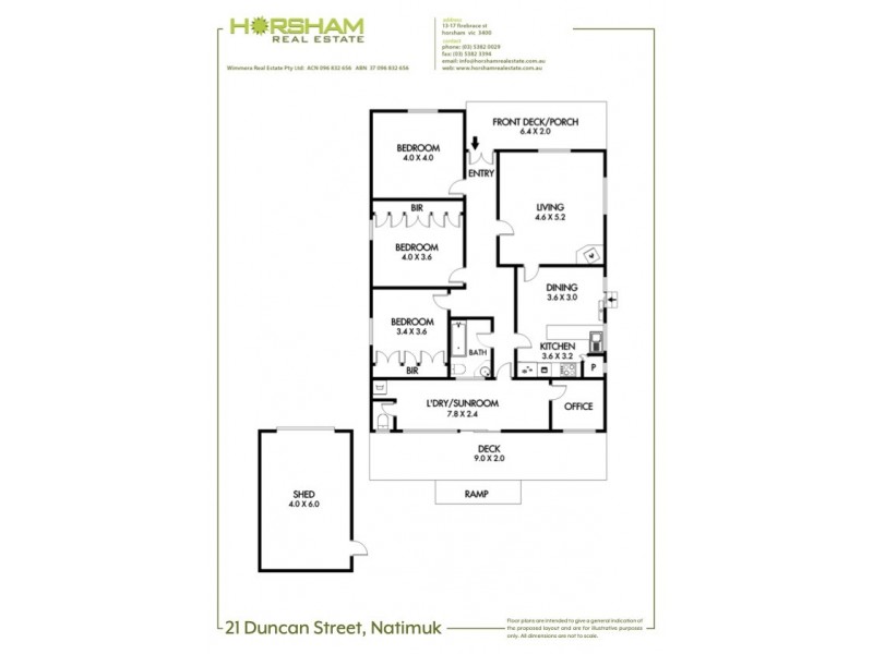 21 Duncan Street, Natimuk VIC 3409 Floorplan