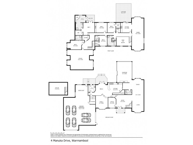 4 Manuka Drive, Warrnambool VIC 3280 Floorplan