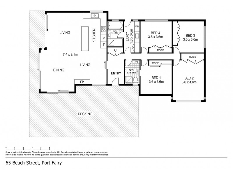 65 Beach Street, Port Fairy VIC 3284 Floorplan