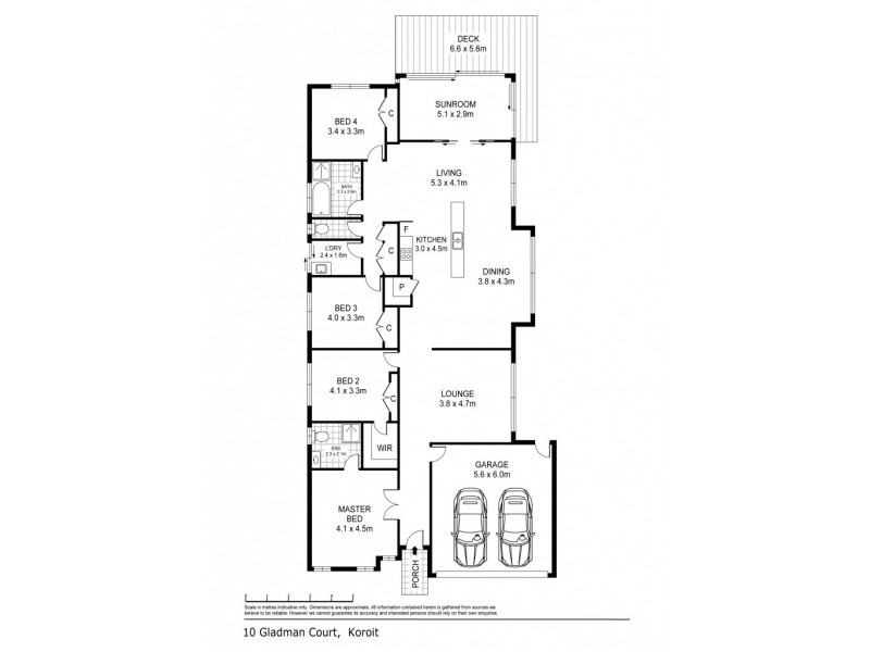 10 Gladman Court, Koroit VIC 3282 Floorplan