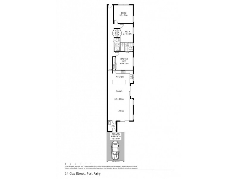 14 Cox Street, Port Fairy VIC 3284 Floorplan