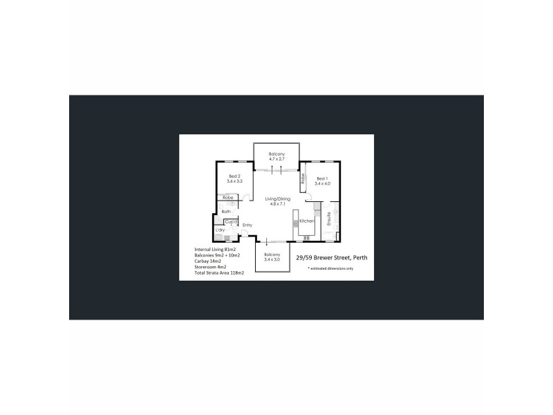 29/59 Brewer Street, Perth WA 6000 Floorplan