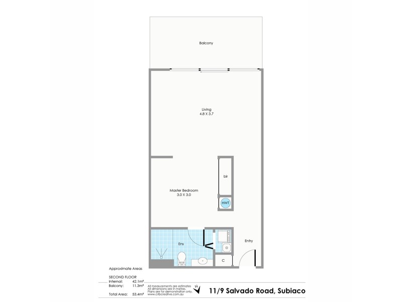 11/9 Salvado Road, Subiaco WA 6008 Floorplan