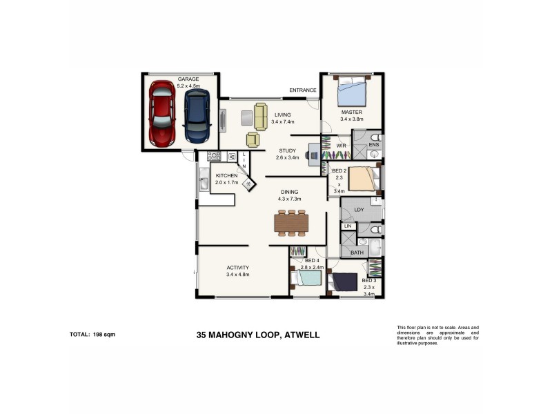 35 Mahogany Loop, Atwell WA 6164 Floorplan