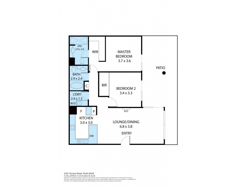GC2/52 Terrace Road, East Perth WA 6004 Floorplan