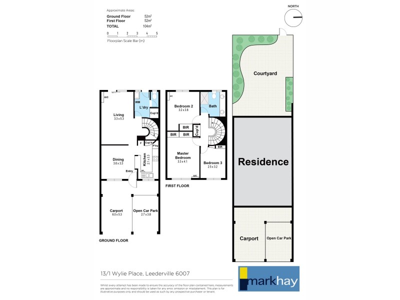 13/1 Wylie Place, Leederville WA 6007 Floorplan
