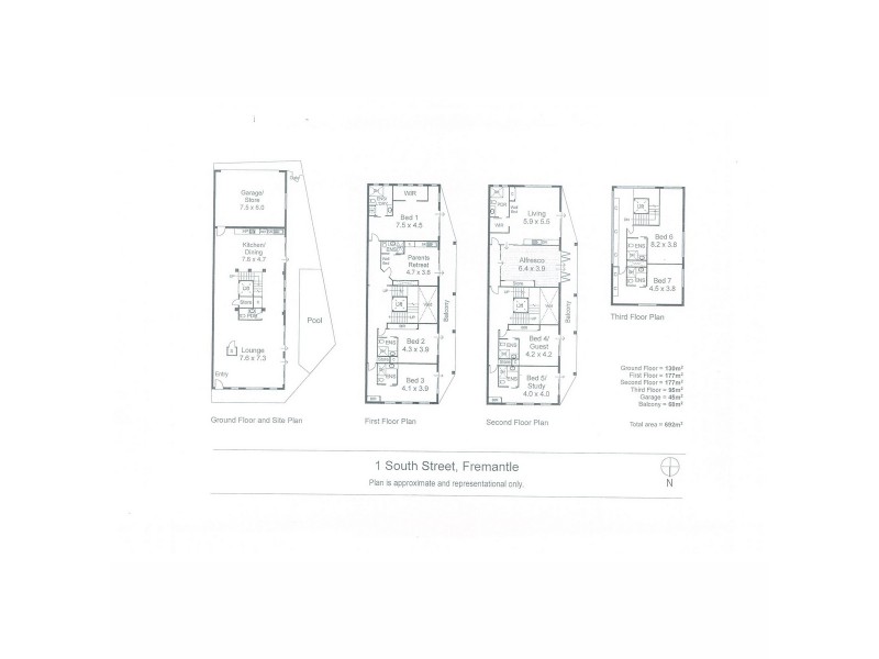 1 South Street, South Fremantle WA 6162 Floorplan