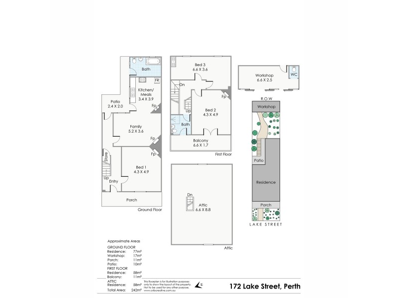 172 Lake Street, Perth WA 6000 Floorplan
