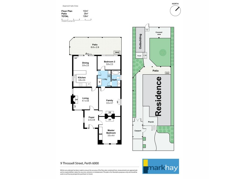 9 Throssell Street, Perth WA 6000 Floorplan