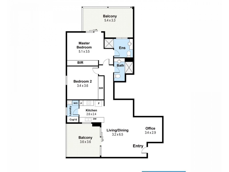 5/38 Fielder Street, East Perth WA 6004 Floorplan