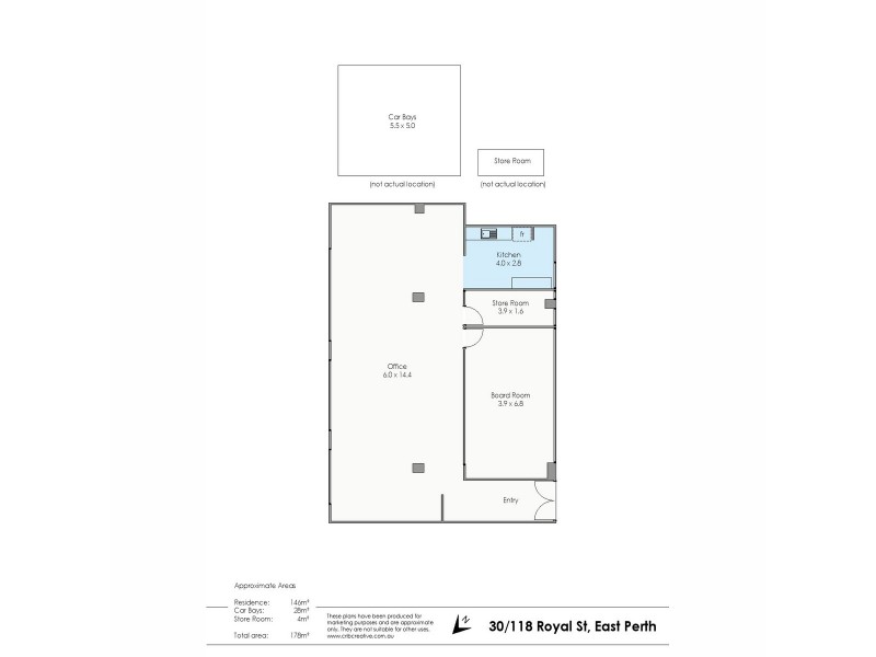 30/118 Royal Street, East Perth WA 6004 Floorplan