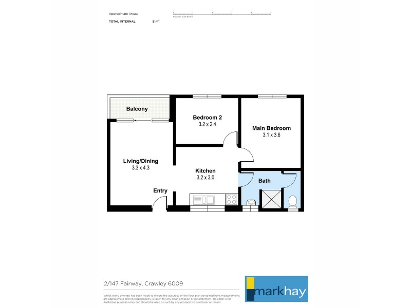 147 Fairway, Crawley WA 6009 Floorplan