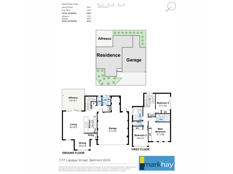 7/17 Lapage  Street, Belmont WA 6104 Floorplan