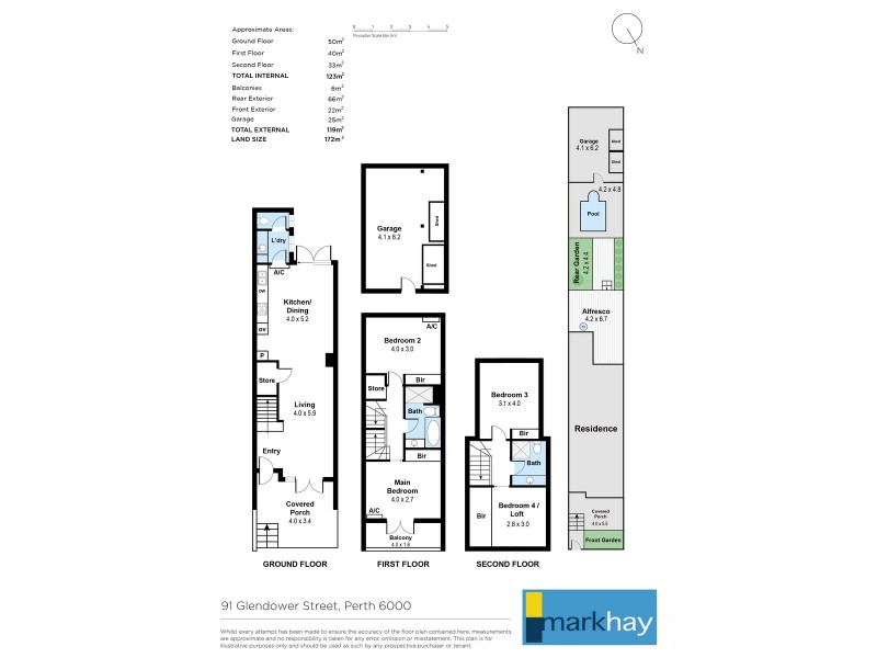 91 Glendower Street, Perth WA 6000 Floorplan