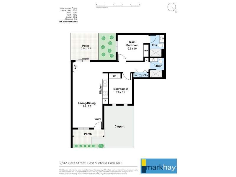 2/42 Oats Street, East Victoria Park WA 6101 Floorplan