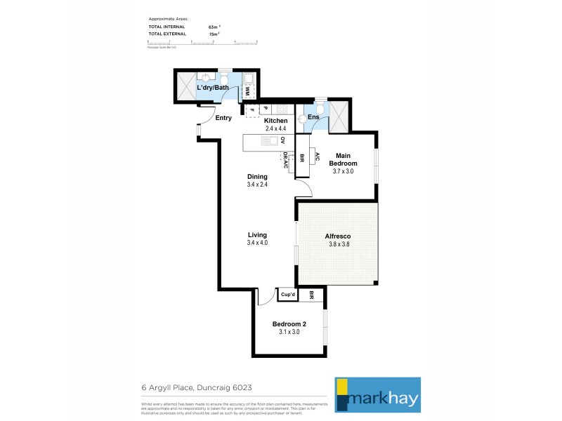 1-10/6 Argyll Place, Duncraig WA 6023 Floorplan